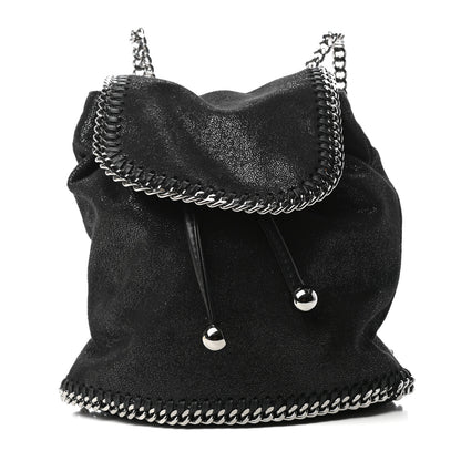 Stella McCartney Shaggy Deer Mini Rucksack Backpack Black 1 of 8
