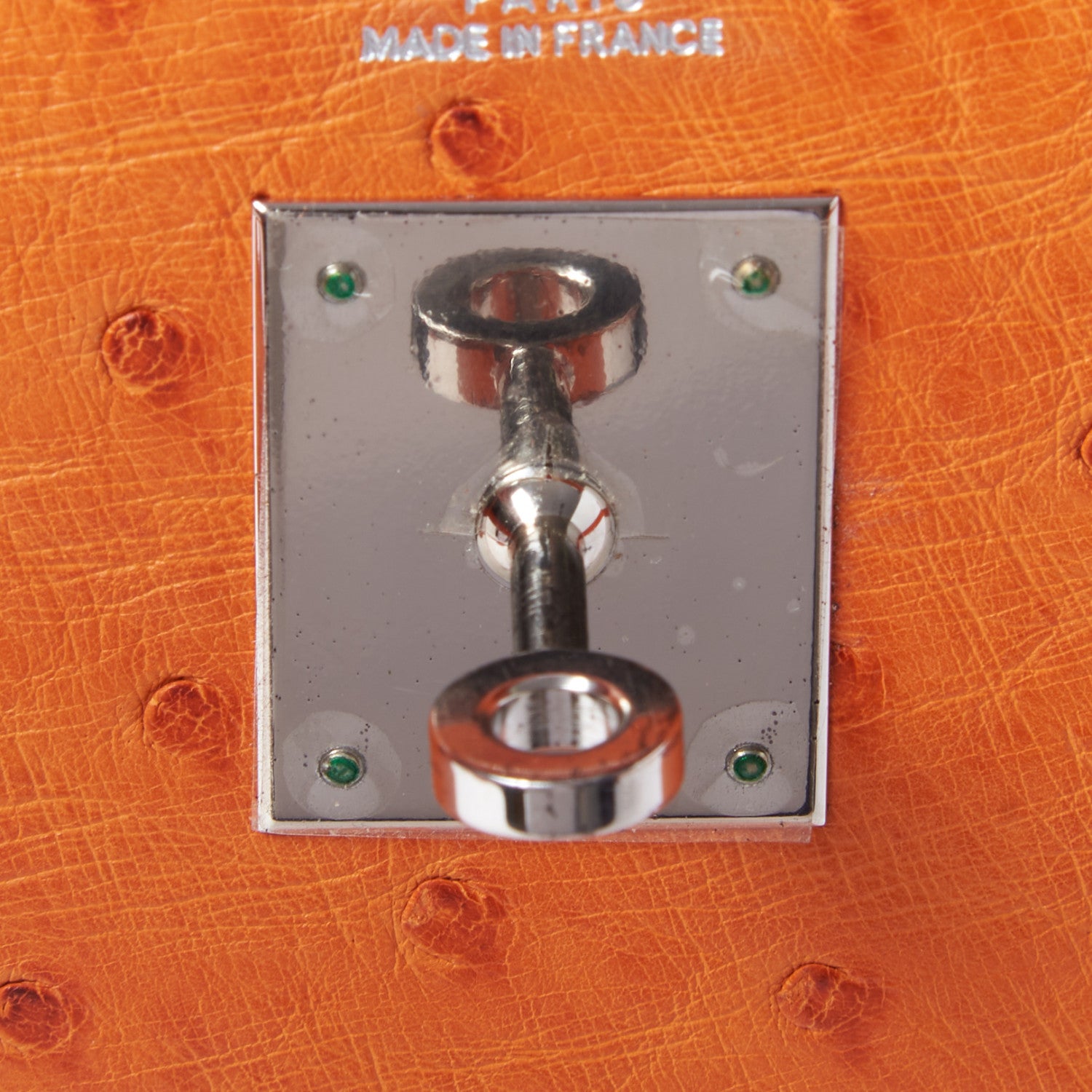 Hermes Ostrich Kelly Sellier 32 Orange 21 of 35