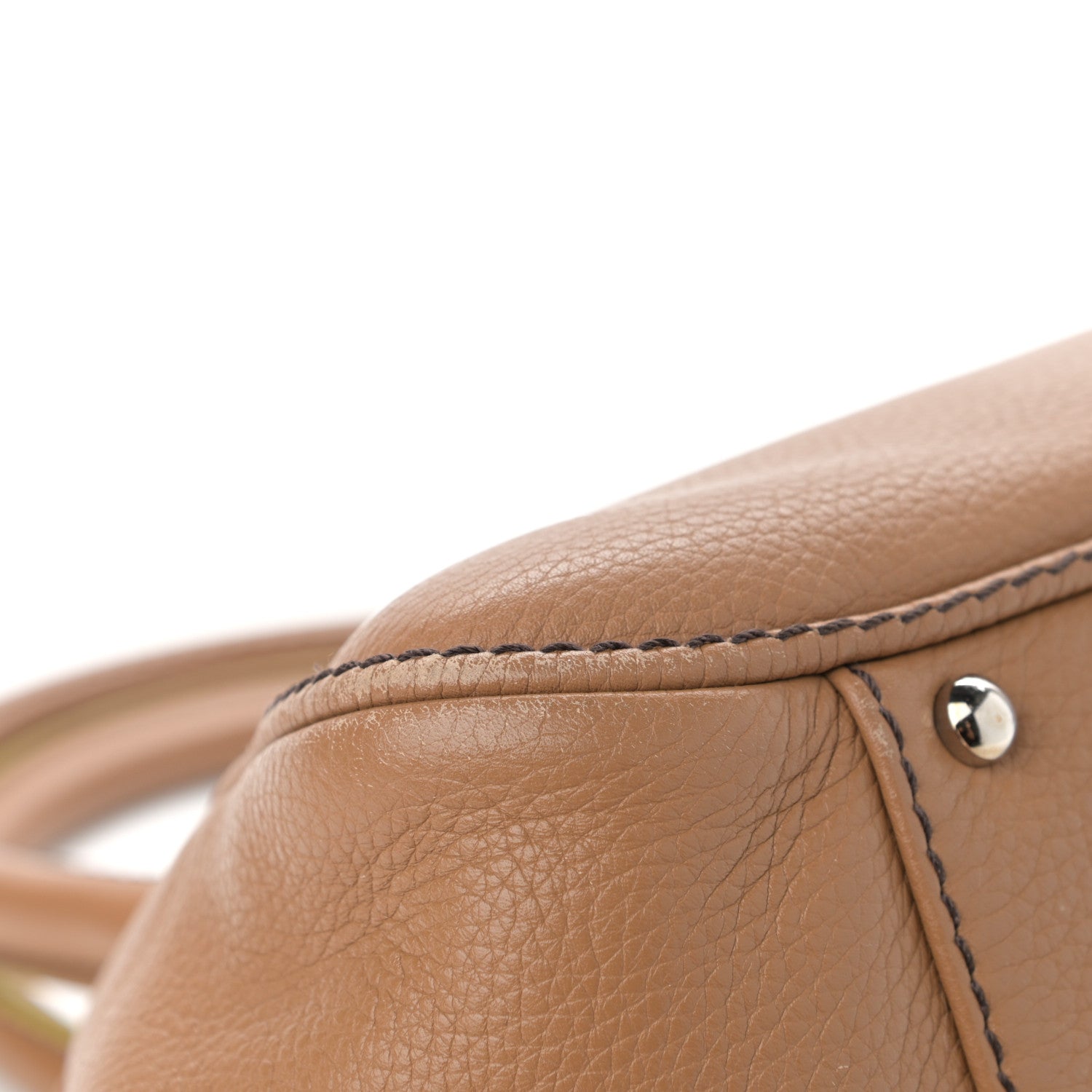 Chanel Calfskin Small Tassel Bowler Light Brown 11 of 16