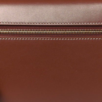 Loro Piana Smooth Calfskin Extra Clutch L29 Burnt Tan 7 of 8