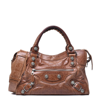 Balenciaga Agneau Giant 21 Silver Hardware City Sienna 1 of 11