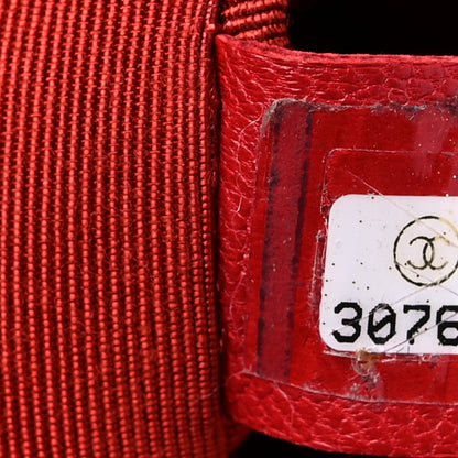 Chanel Lambskin Quilted Large Chanel 19 Flap Red 7 of 9