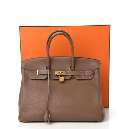 Hermes Togo Birkin 35 Etoupe 11 of 11