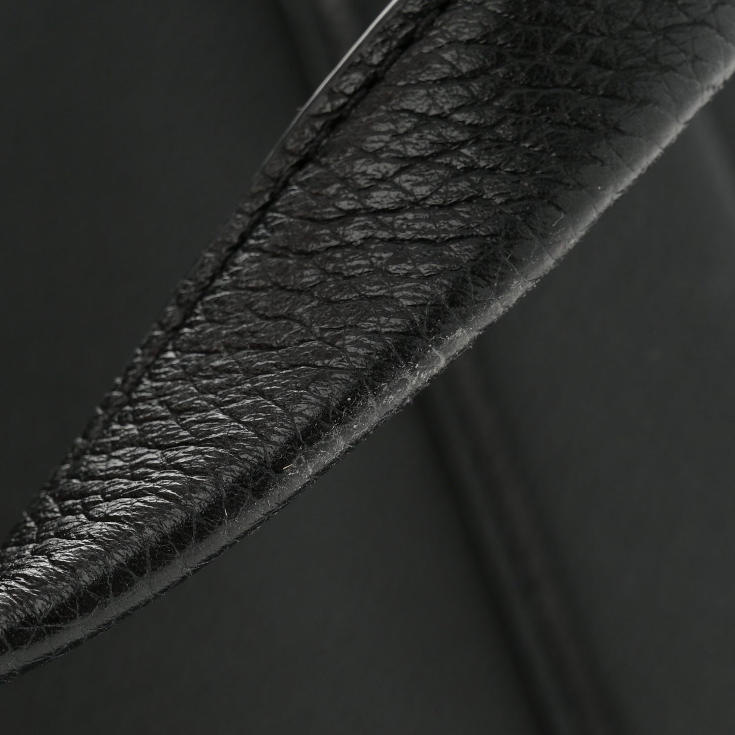 Grained Calfskin Large The Tote Bag Black