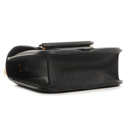 Alexander McQueen Grain Calfskin Mini Heroine Chain Satchel Black 4 of 9