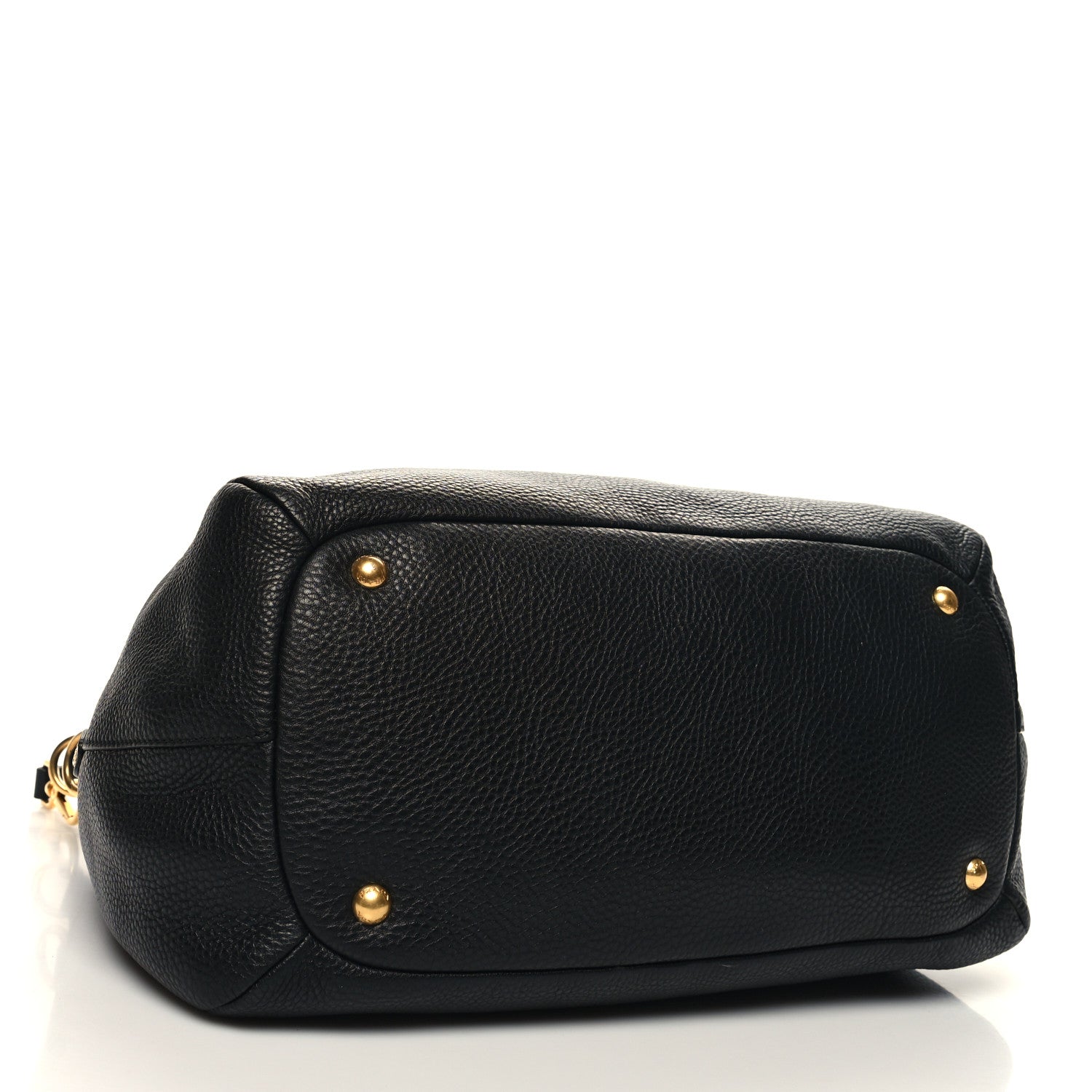 Prada Vitello Daino Tote Black 4 of 11