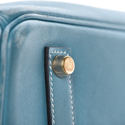 Hermes Swift Birkin 35 Blue Jean 7 of 55