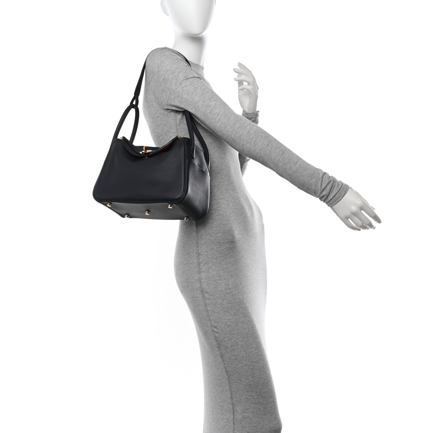 Hermes Swift Verso Lindy 26 Bleu Indigo Orange Poppy 2 of 12