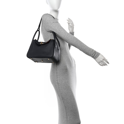 Hermes Swift Verso Lindy 26 Bleu Indigo Orange Poppy 2 of 12