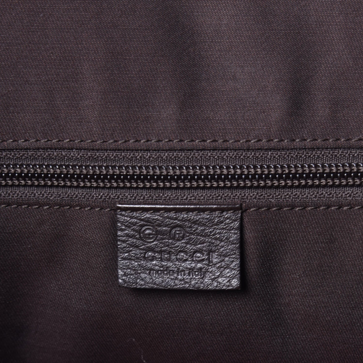 Gucci Denim Monogram Large Carry On Duffle Dark Brown 7 of 10