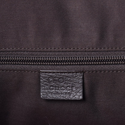 Gucci Denim Monogram Large Carry On Duffle Dark Brown 7 of 10
