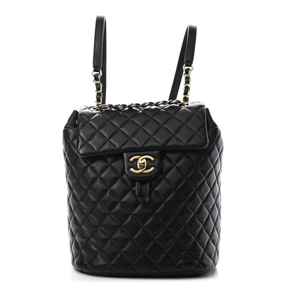 Chanel Lambskin Quilted Small Urban Spirit Backpack Black 1 of 4
