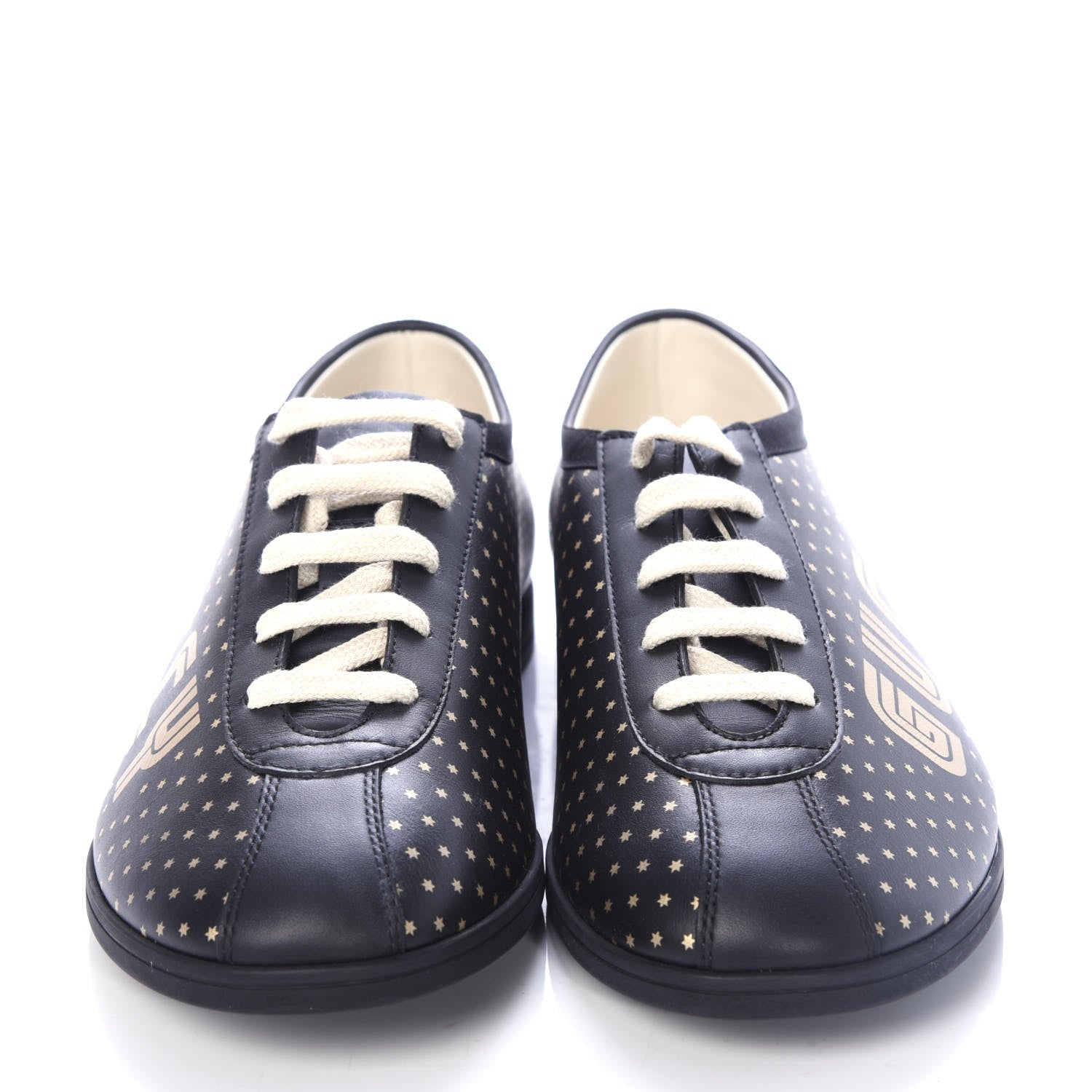 Gucci X SEGA Calfskin Guccy Mens Falacer Sneakers 6 Black 2 of 11