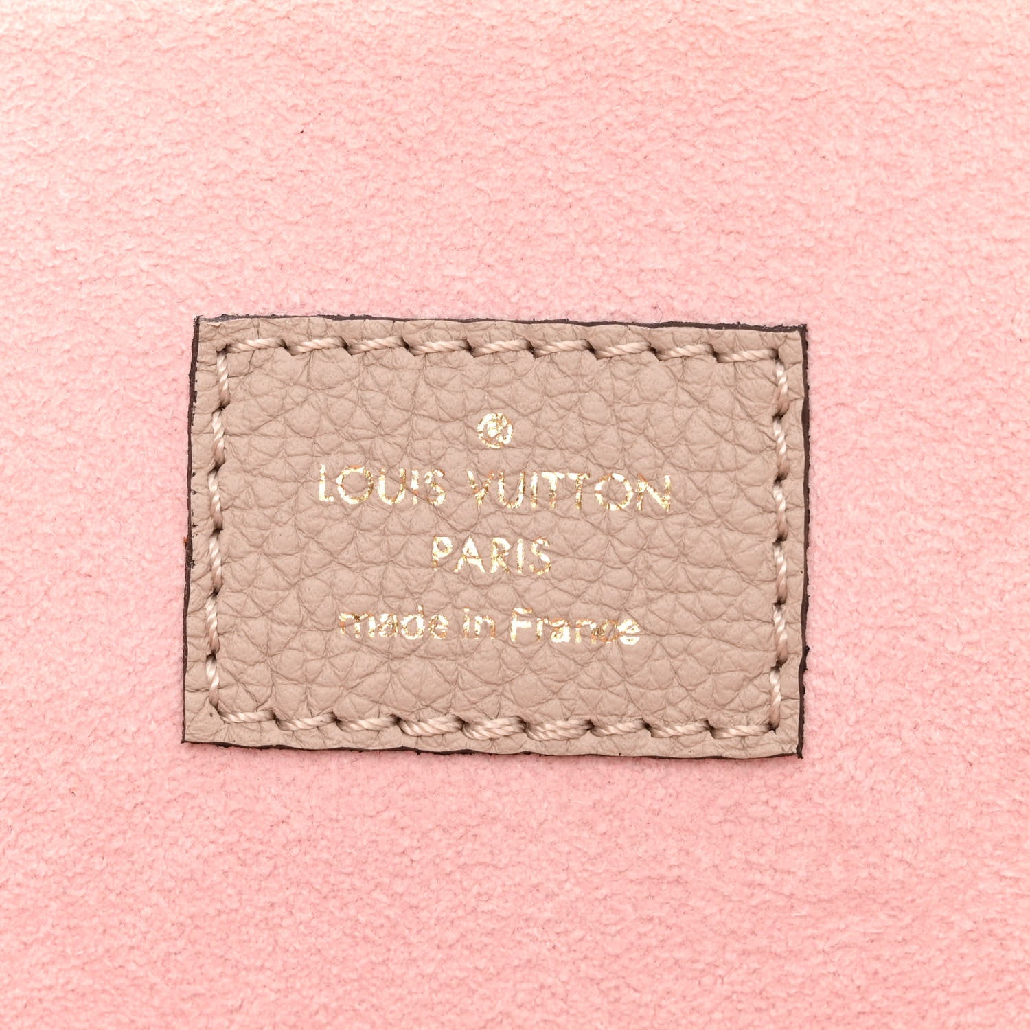 Louis Vuitton Grained Calfskin Lockme Shopper Greige 6 of 11