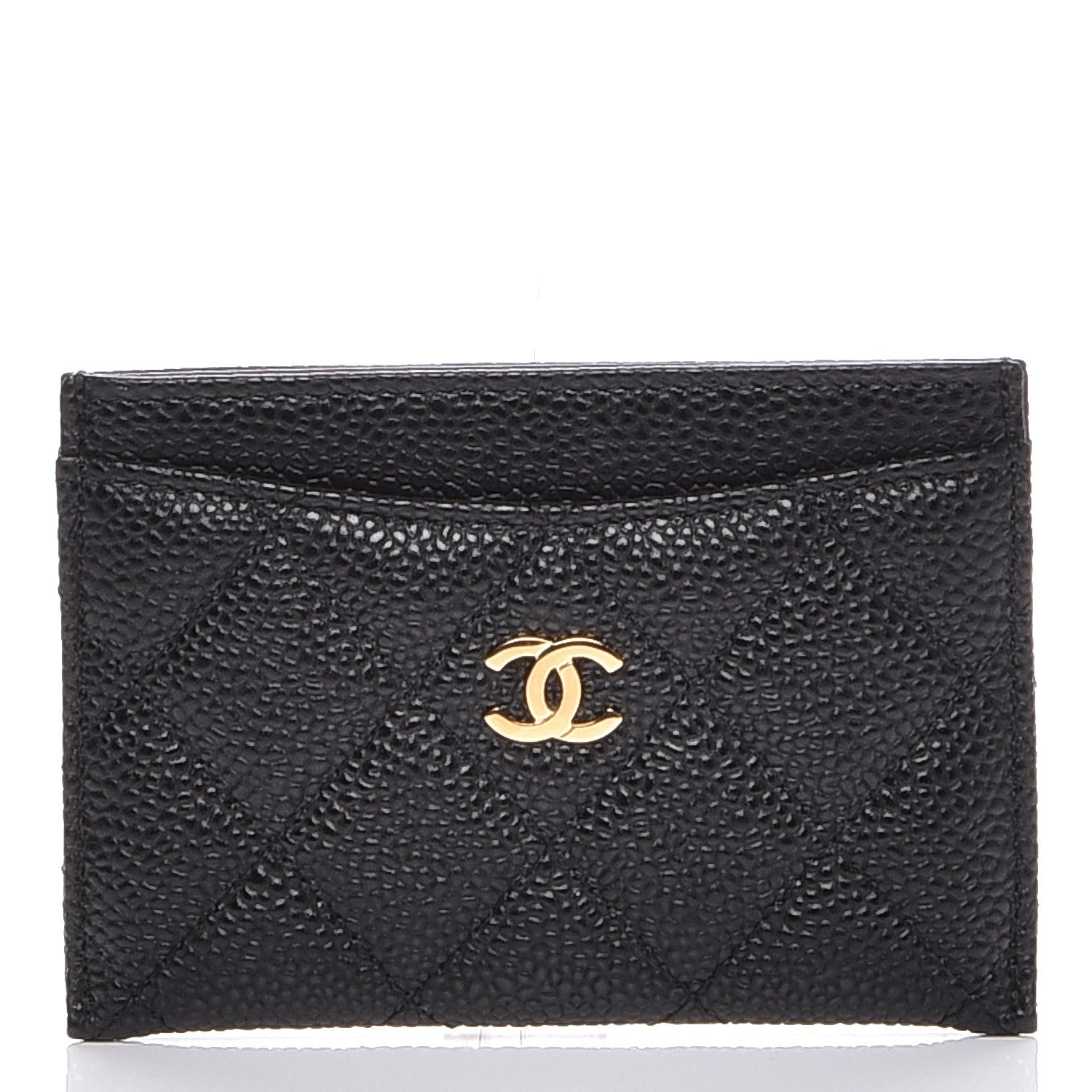 Chanel Caviar Quilted Card Holder Black 1 of 8