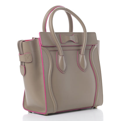 Celine Palmelato Calfskin Micro Luggage Beige 3 of 22