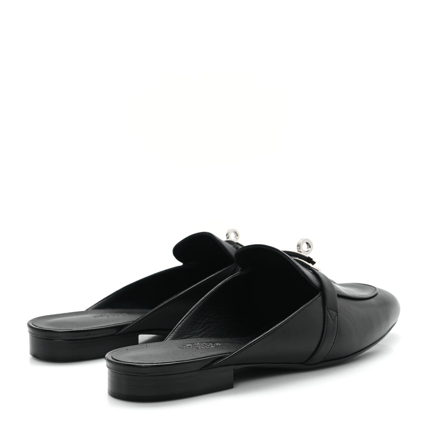 Goatskin Oz Mules 40 Black