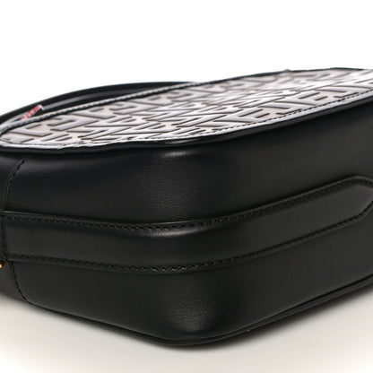 Fendi Vitello Century F is Fendi Bi-Color FF 1974 Embossed Camera Case Maya Black 9 of 11