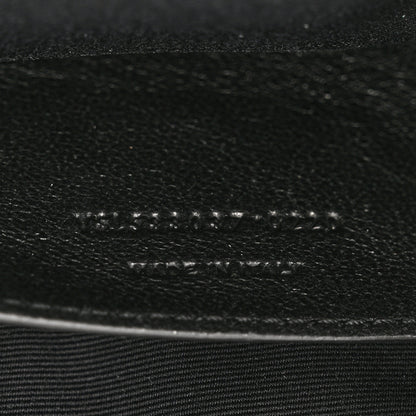 Saint Laurent Crinkled Calfskin Matelasse Monogram Baby Niki Chain Satchel Dark Green 7 of 10
