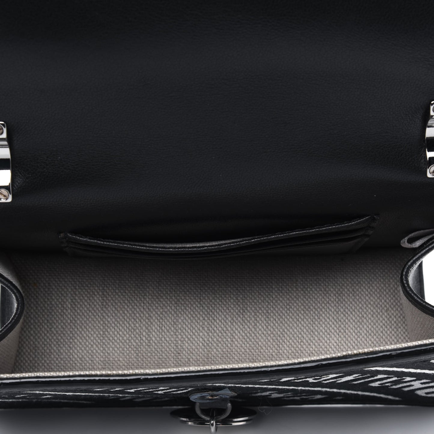 Nylon I Want Choo Logo Crossbody Bag Black