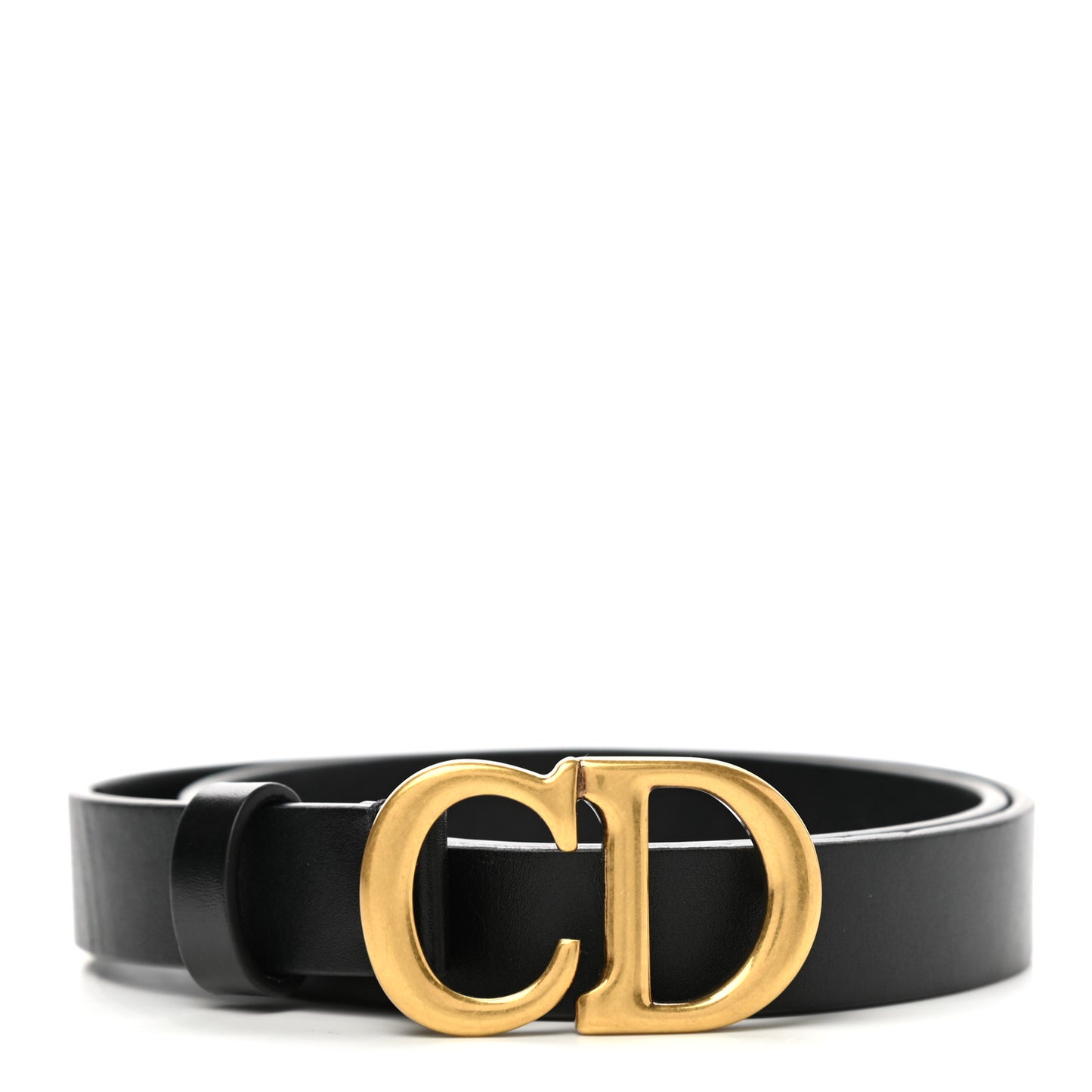 Calfskin Saddle Belt 70 Black