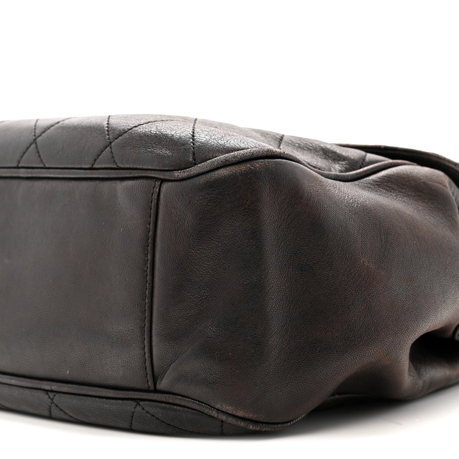 Chanel Lambskin Quilted Flap Shoulder Bag Black 10 of 16