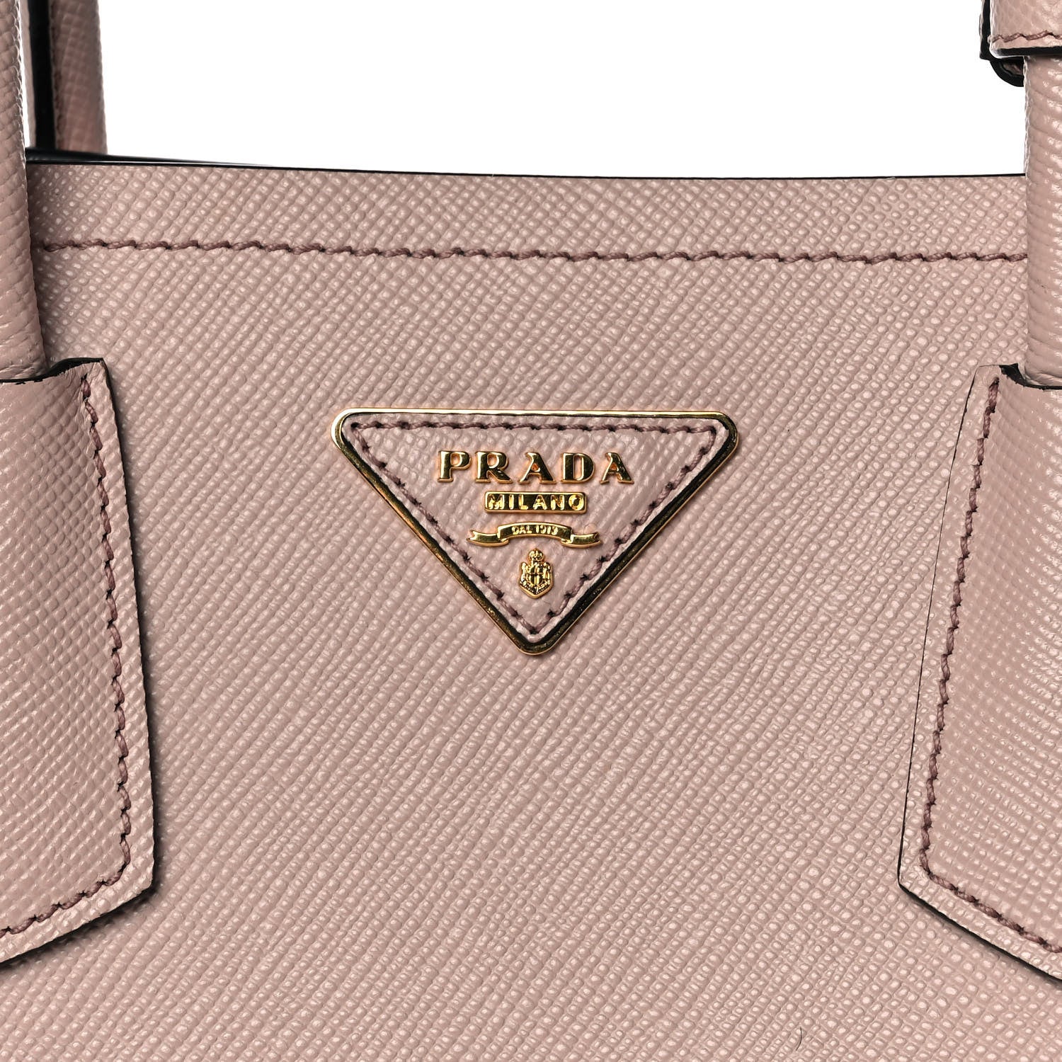 Prada Saffiano Cuir Small Double Bag Cammeo Black 8 of 11
