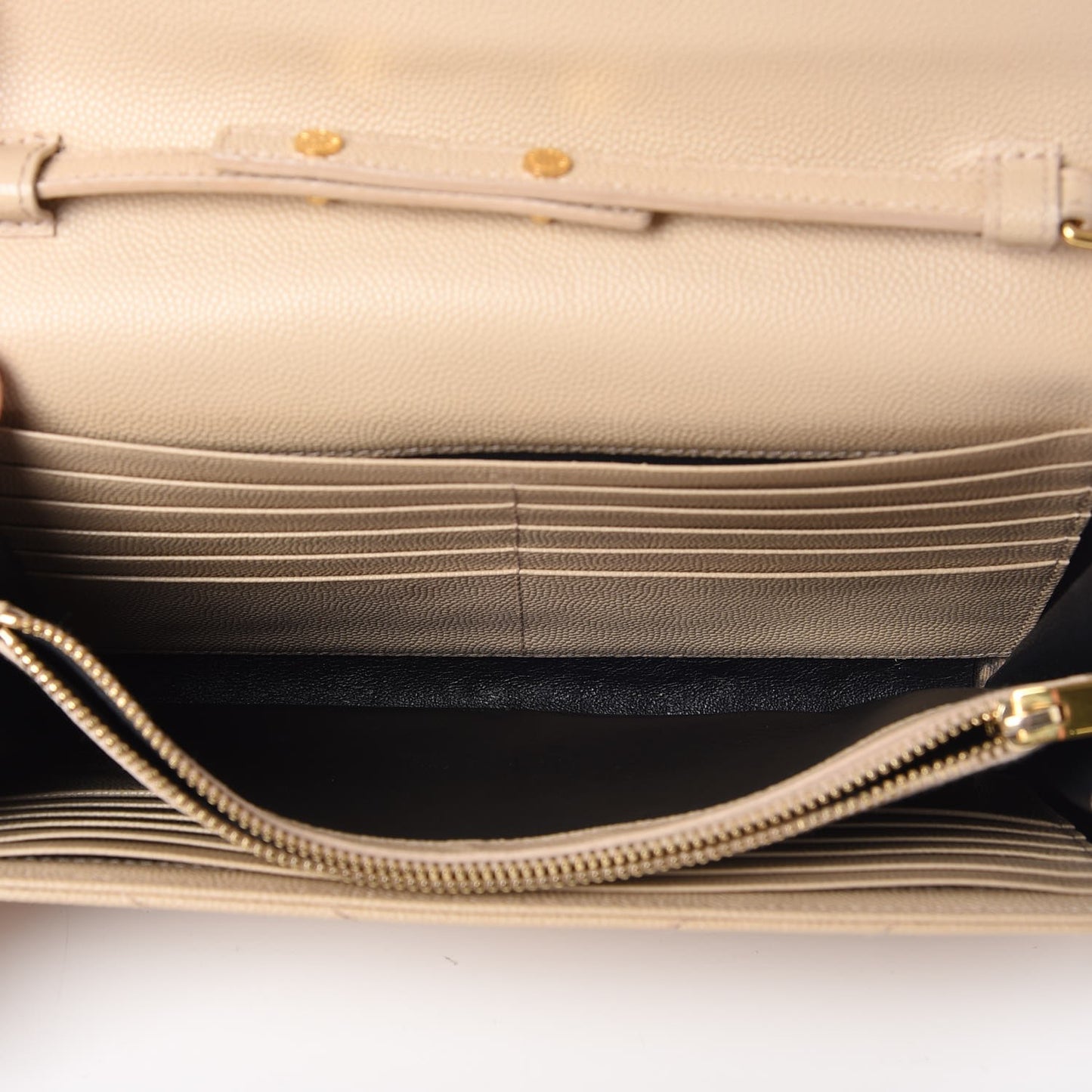 Grain De Poudre Matelasse Chevron Monogram Chain Wallet Rose Antic