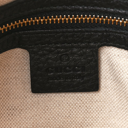Gucci Calfskin Vintage Web Medium Boston Black 6 of 12