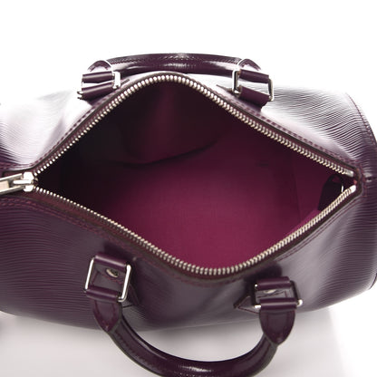 Louis Vuitton Epi Speedy 25 Cassis 5 of 11