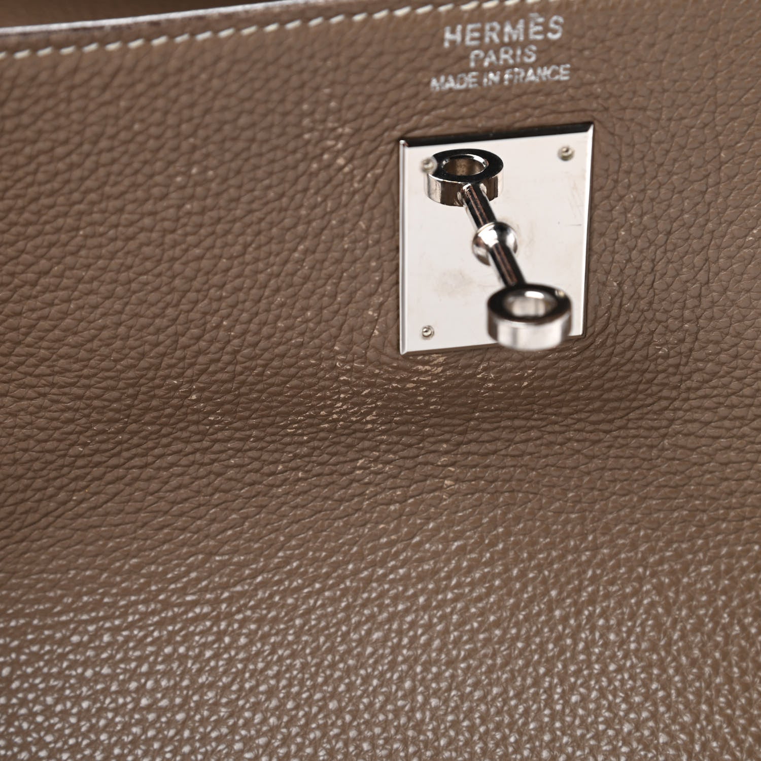 Hermes Togo Kelly Retourne 40 Etoupe 14 of 21