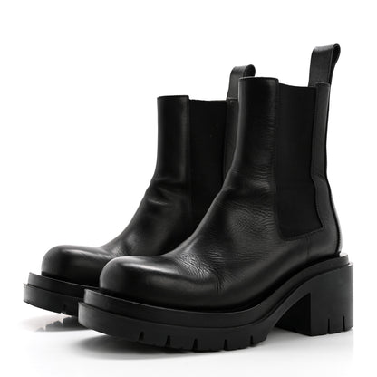 Bottega Veneta Calfskin The Lug Chelsea 30/70mm Ankle Boots 37.5 Black 3 of 8