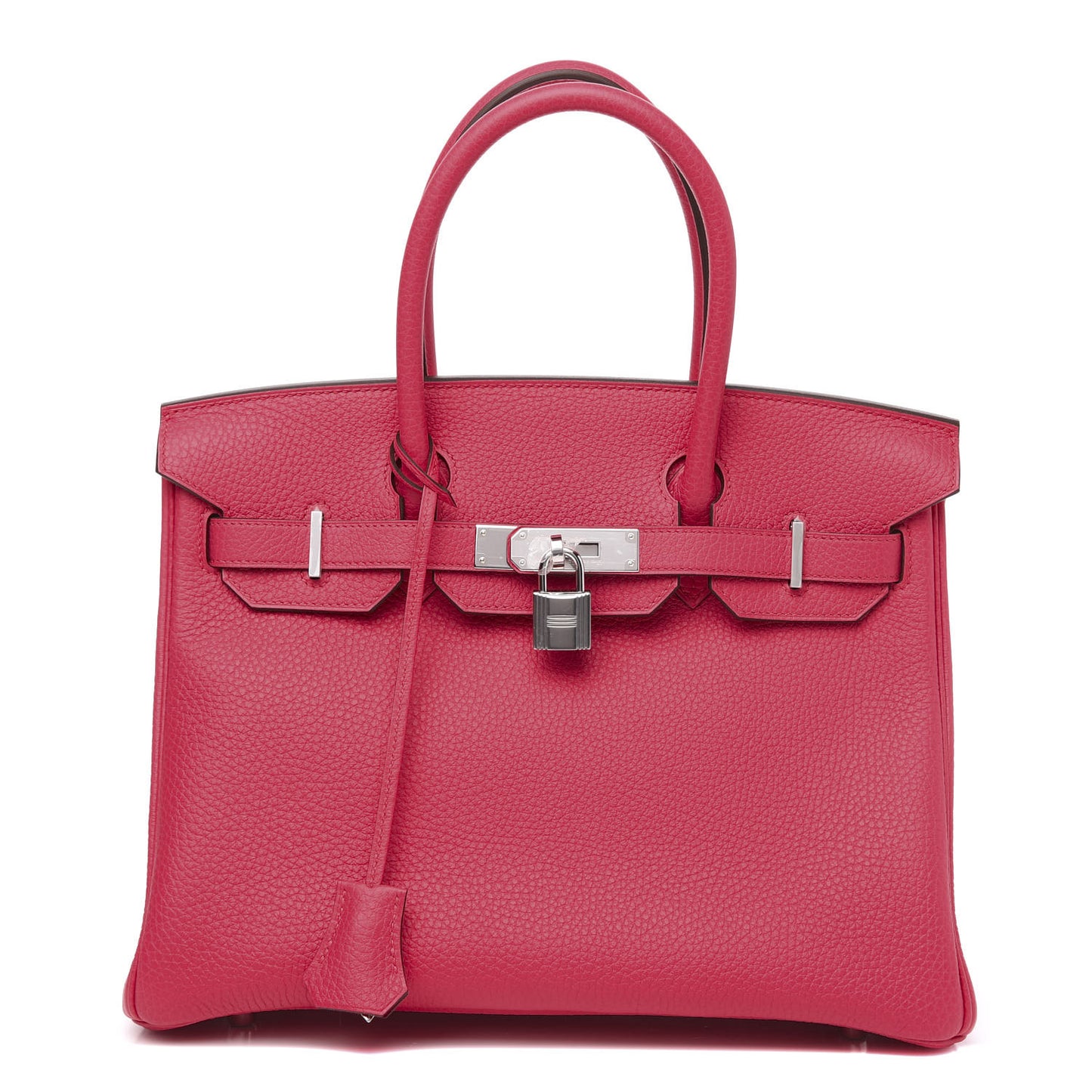 Taurillon Clemence Birkin 30 Rose Extreme