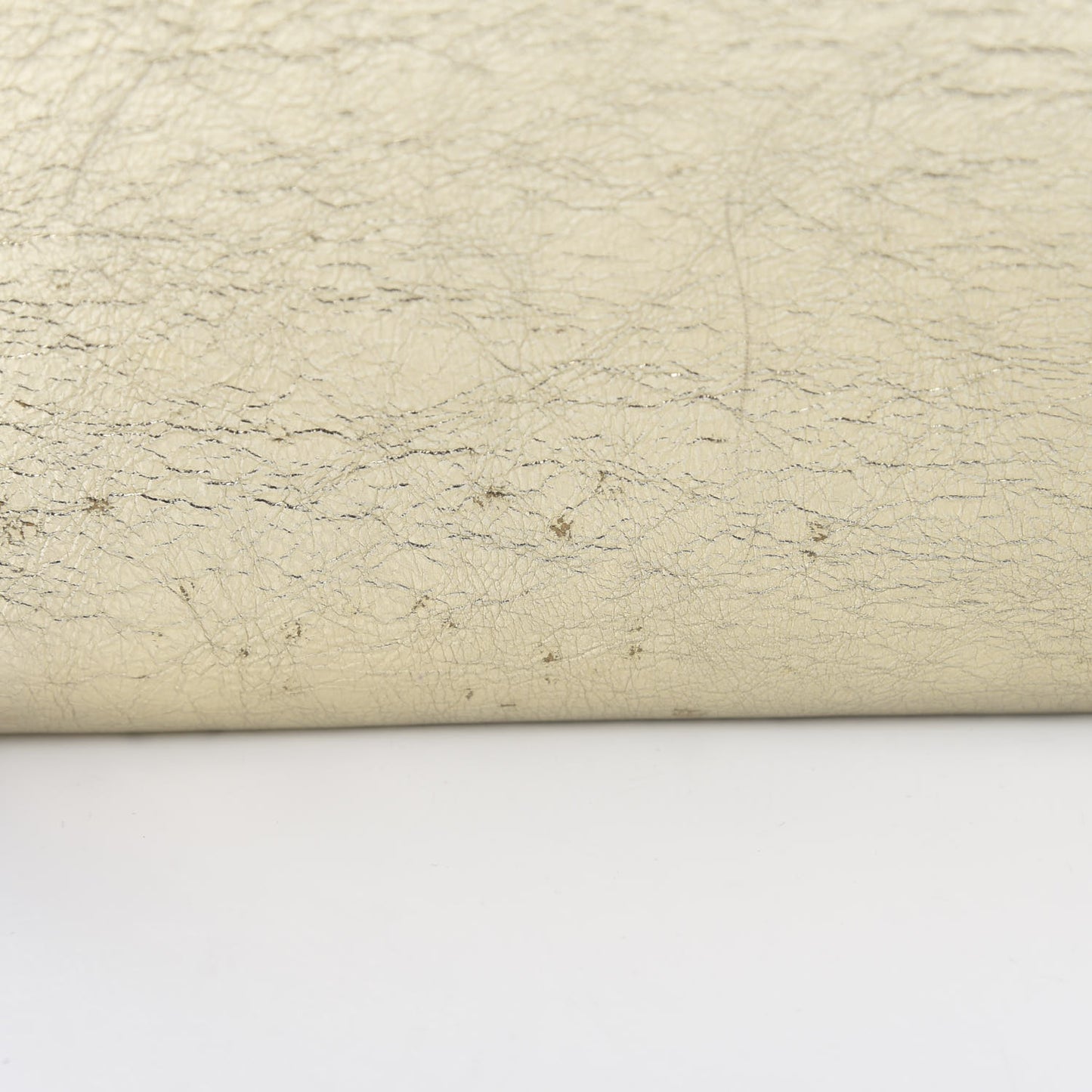 Metallic Calfskin Monogram Large Belle De Jour Clutch Gold