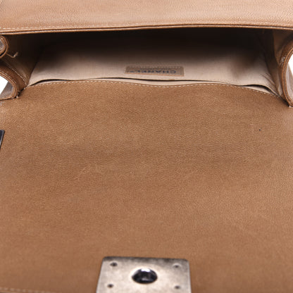 Chanel Caviar Quilted Medium Boy Flap Camel 13 of 15