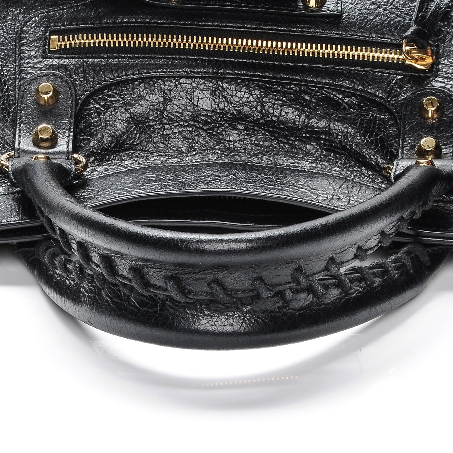 Balenciaga Agneau Classic Gold Hardware City Black 5 of 8