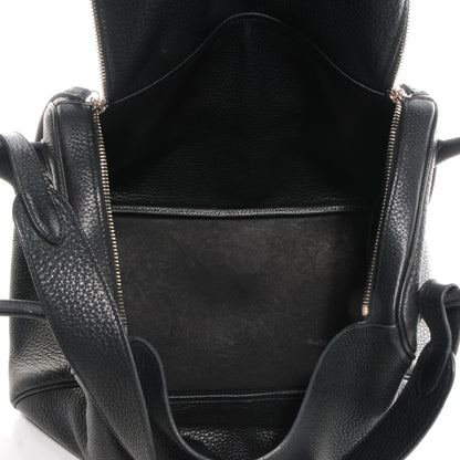 Hermes Taurillon Clemence Lindy 34 Black 5 of 9