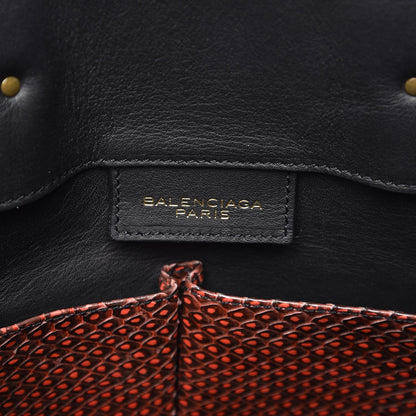 Balenciaga Elaphe Papier Ledger Tote Red 6 of 9