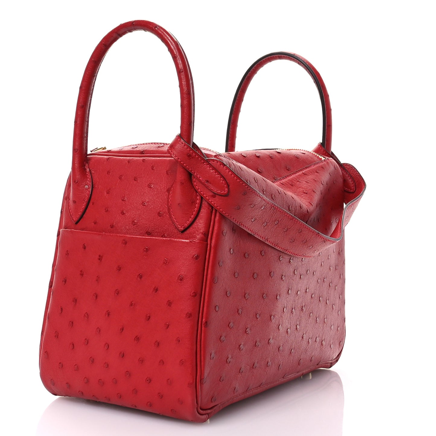 Ostrich Verso Lindy 30 Rouge De Coeur Rouge Piment