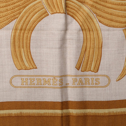 Hermes Cashmere Silk Tigre Royal Shawl 140 4 of 6