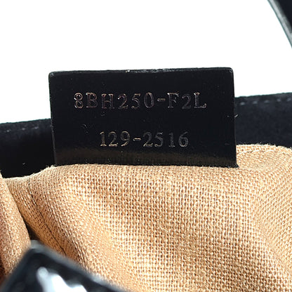 Fendi Calf Hair Patent Regular 2jours Tote Black White 7 of 10