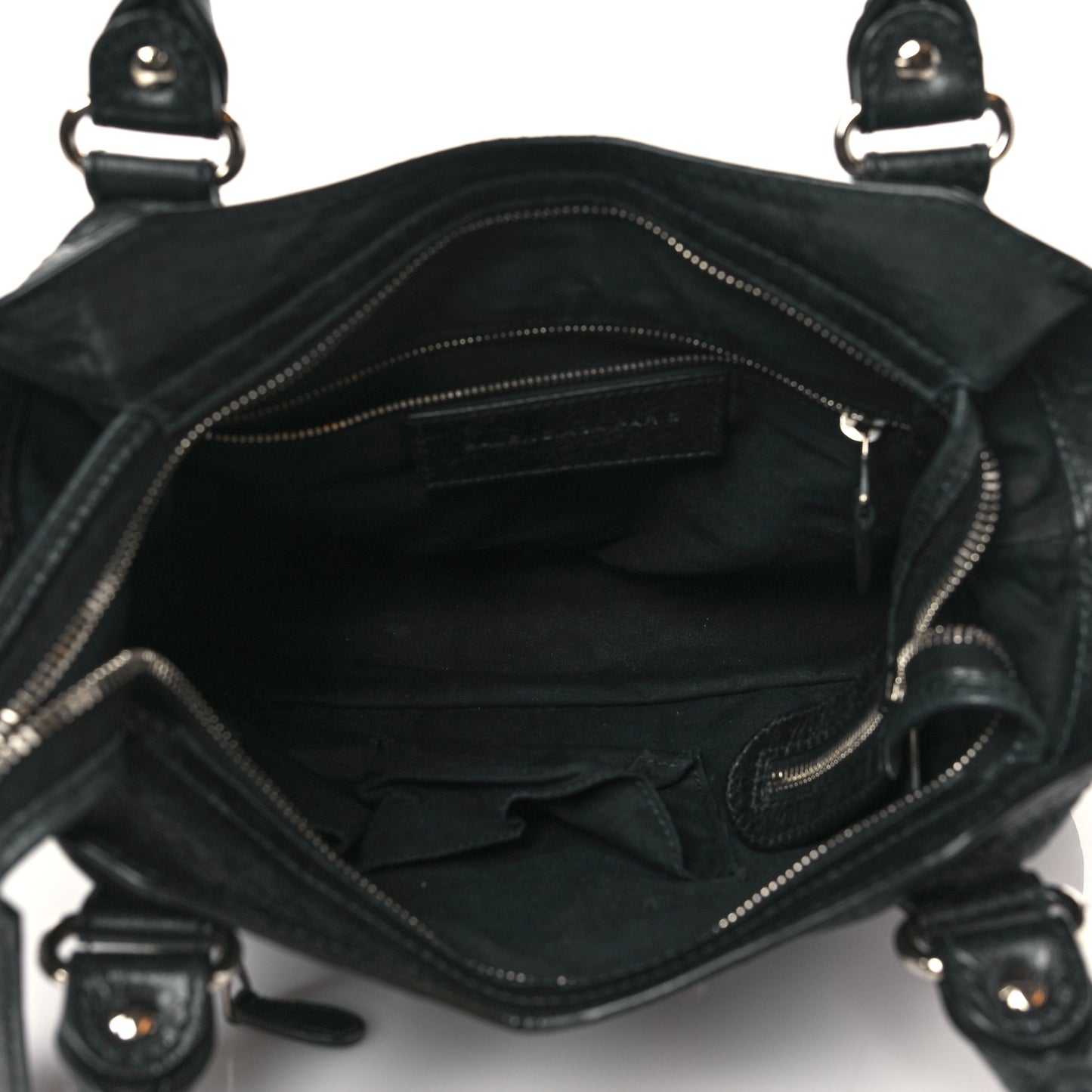 Agneau Giant 12 Silver Hardware Town Black