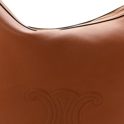 Celine Supple Calfskin Large Triomphe Heloise Shoulder Bag Tan 10 of 12