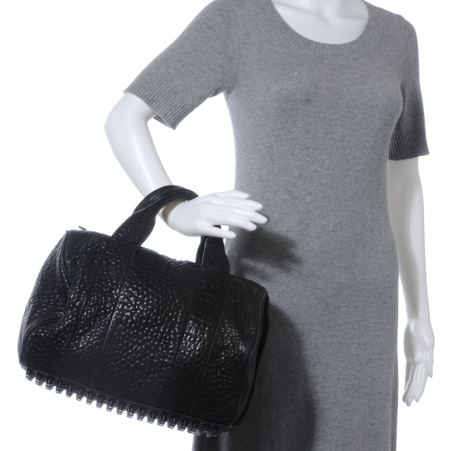 Alexander Wang Leather Rocco w Black Hardware 2 of 6