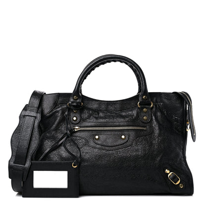 Balenciaga Agneau Classic Gold Hardware City Black 1 of 17
