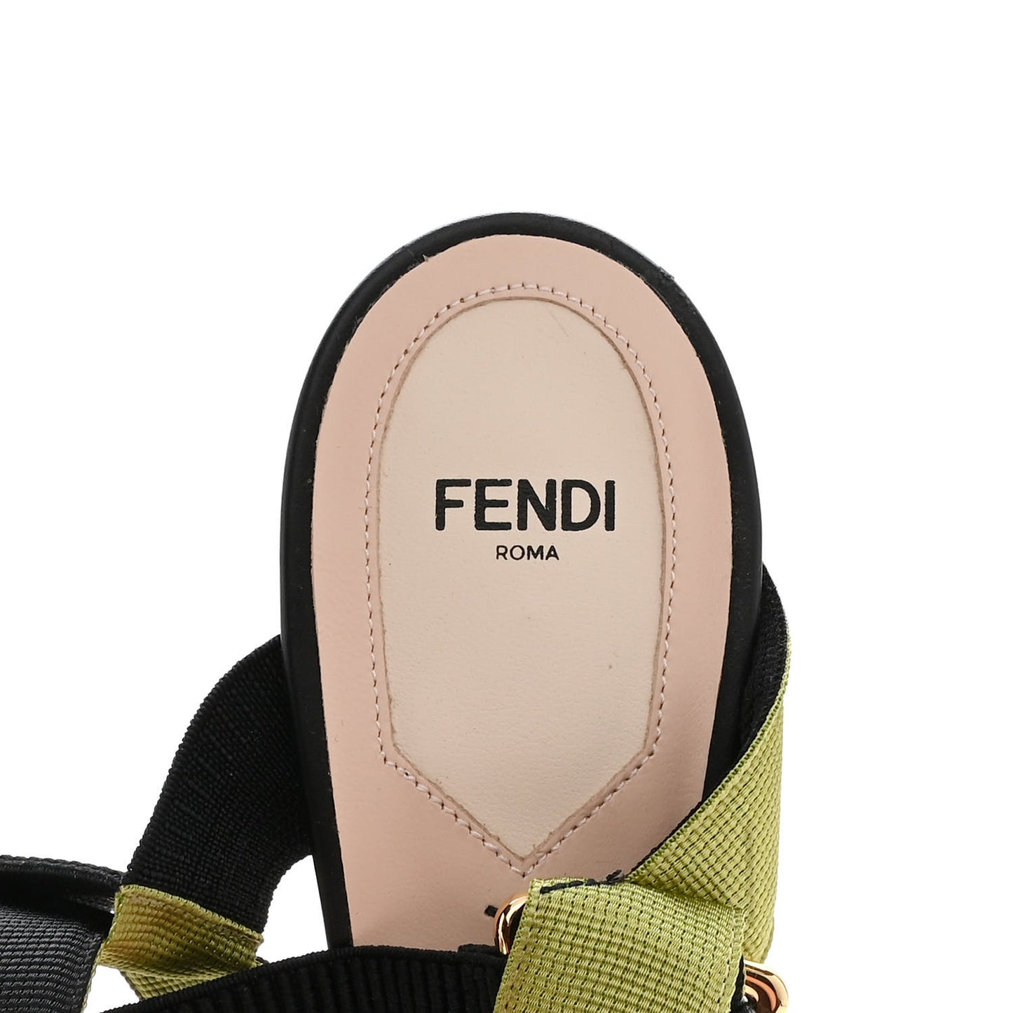 Technical Mesh FF Rainbow Beaded Colibri 85mm Slingback Pumps 39 Tobacco Black Multicolor