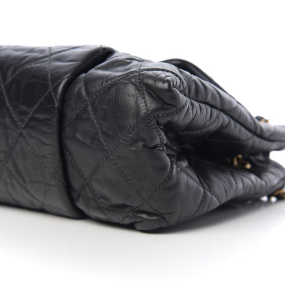 Chanel Aged Calfskin Large Chic Quilt Flap Black 8 of 9