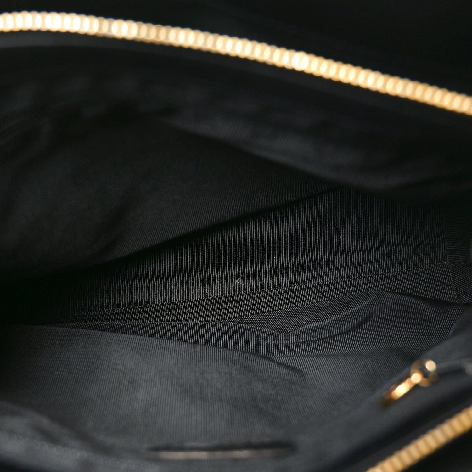 Chanel Caviar Embroidered Logo Shoulder Bag Black 4 of 10