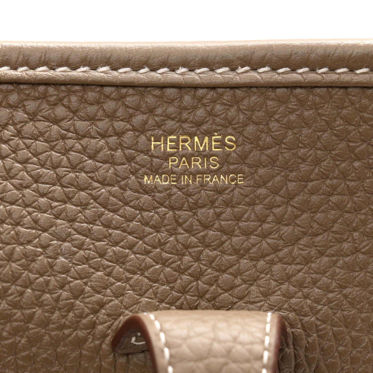 Hermes Taurillon Clemence EVELYNE III PM Etoupe 6 of 11