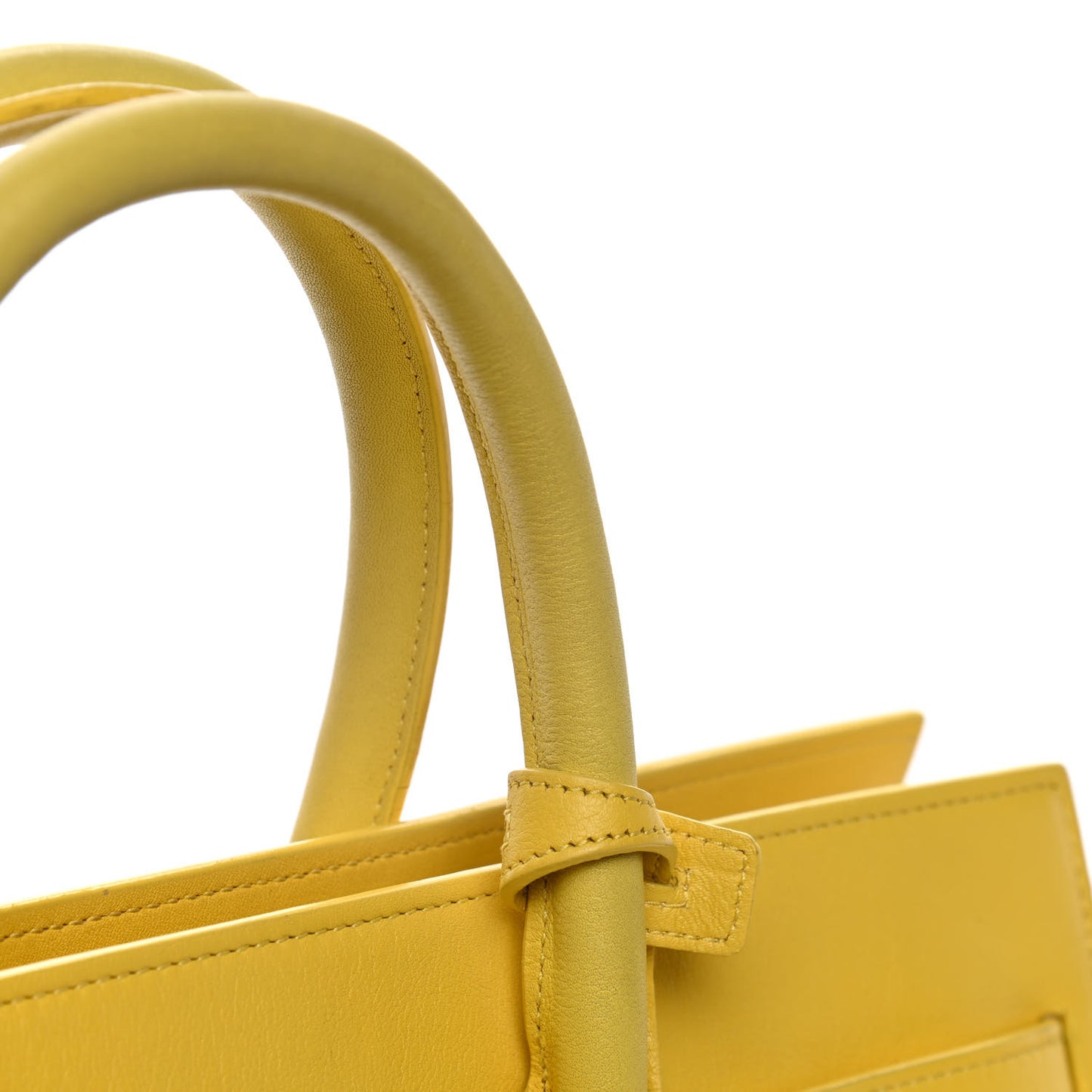Calfskin Small Sac De Jour Bag Yellow